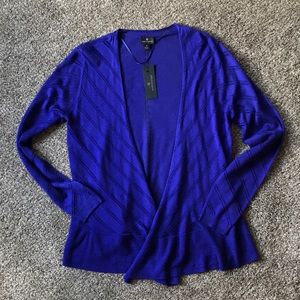 NWT Violet Long Sleeved Open Front Cardigan
